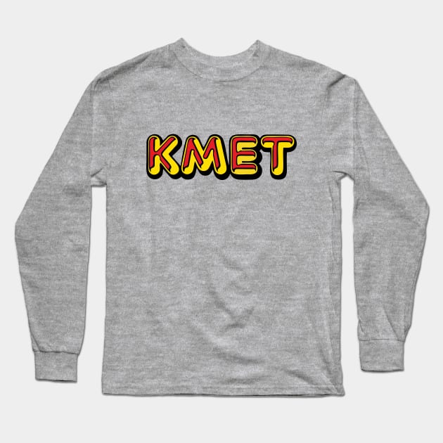 KMET Radio Long Sleeve T-Shirt by Shut Down!